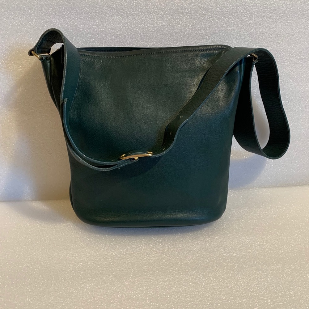 Vintage Forest Green Coach Crossbody 0530-336